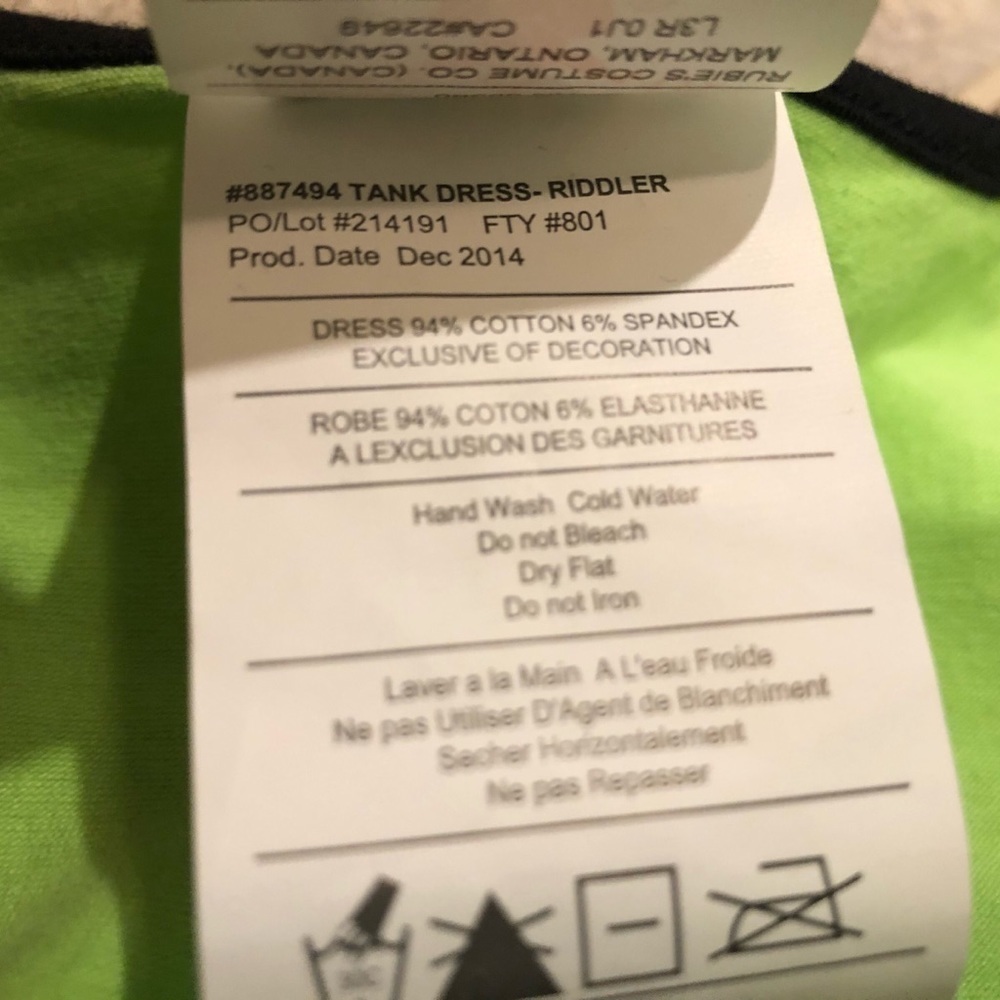 🆕 DC Riddler Halloween mini tank dress cos… - Picture 5 of 10